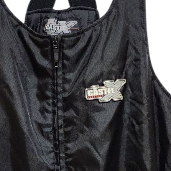 Castle X Racewear Snowmobile Bib Pant Black XXL Insulated Padded Airguard Ski - Picture 5 of 12